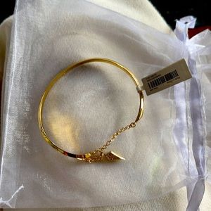 Gold banana republic bangle